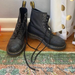Lace-up Combat Boots